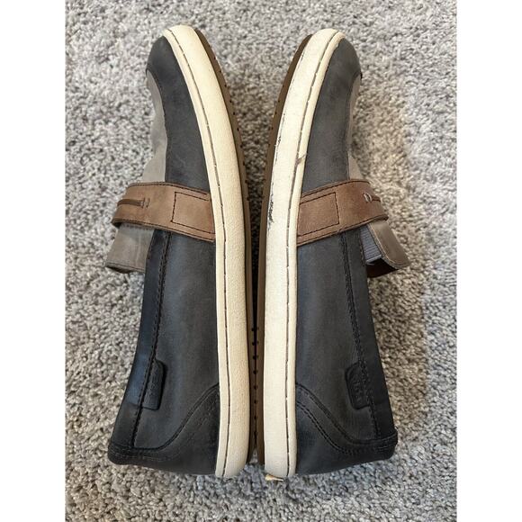 Taos Upward Brown Leather Slip On Comfort Loafer Sneakers Size 9 - Picture 10 of 11